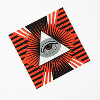 The Eye Square Sticker